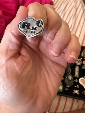 stainless steel size 6 personal fears ring